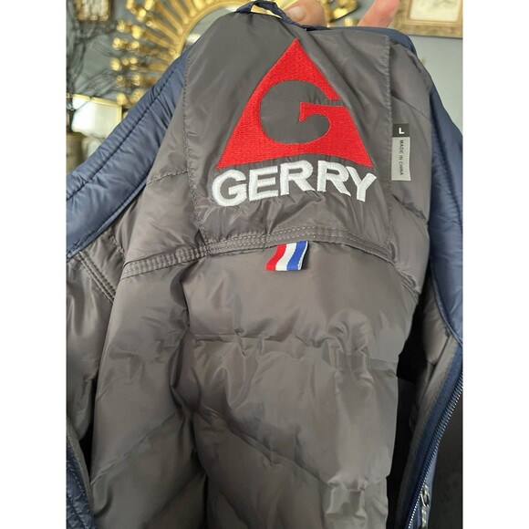 NWT Gerry Insulated Lightweight Puffer Jacket Full Zip Mens L Outdoors Coat New - Picture 7 of 7